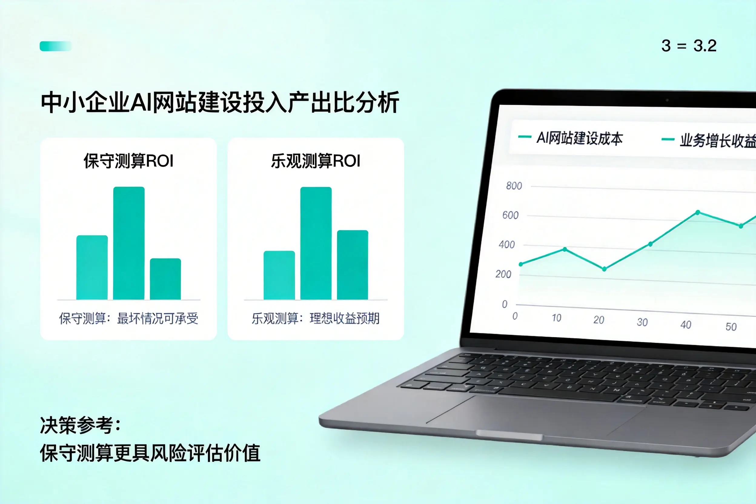 哈密中小企业AI网站建设投入产出比怎么算？先看这份分析
