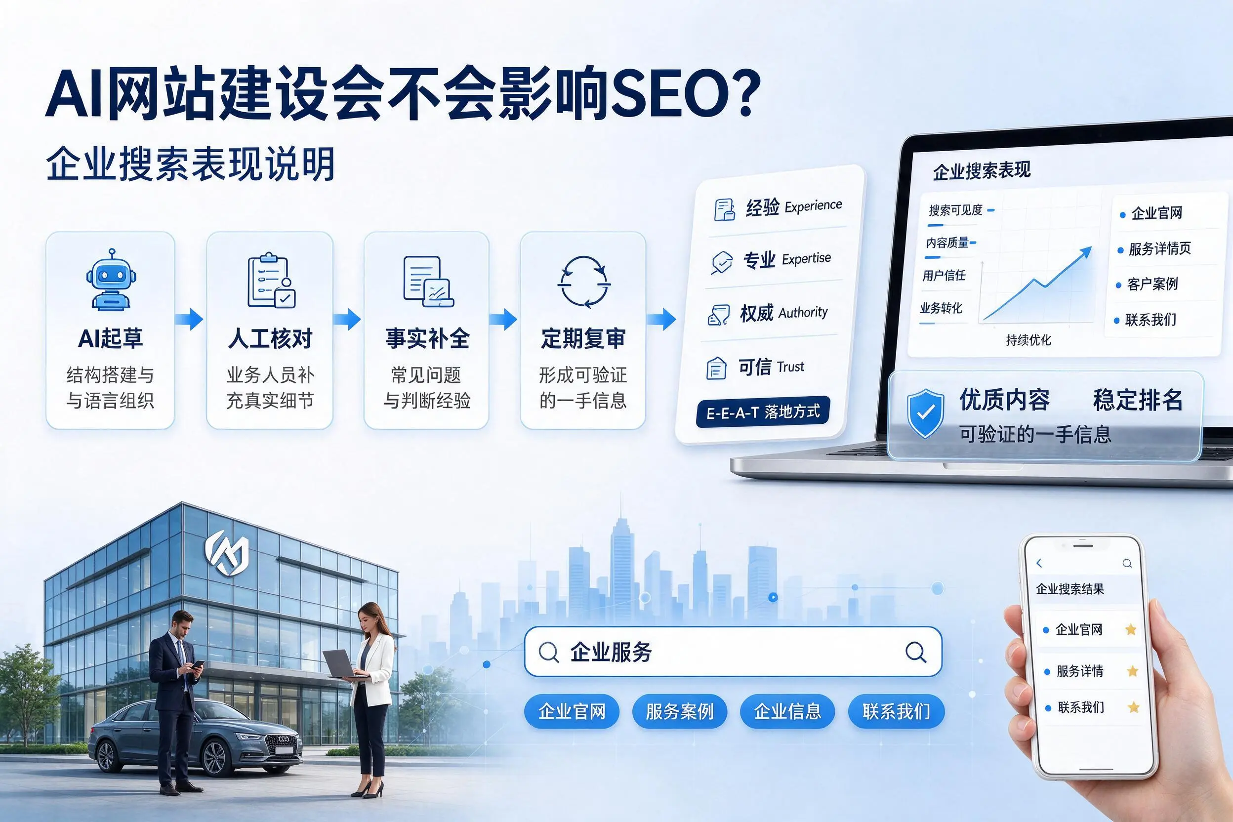 AI网站建设会不会影响SEO？哈密企业搜索表现说明