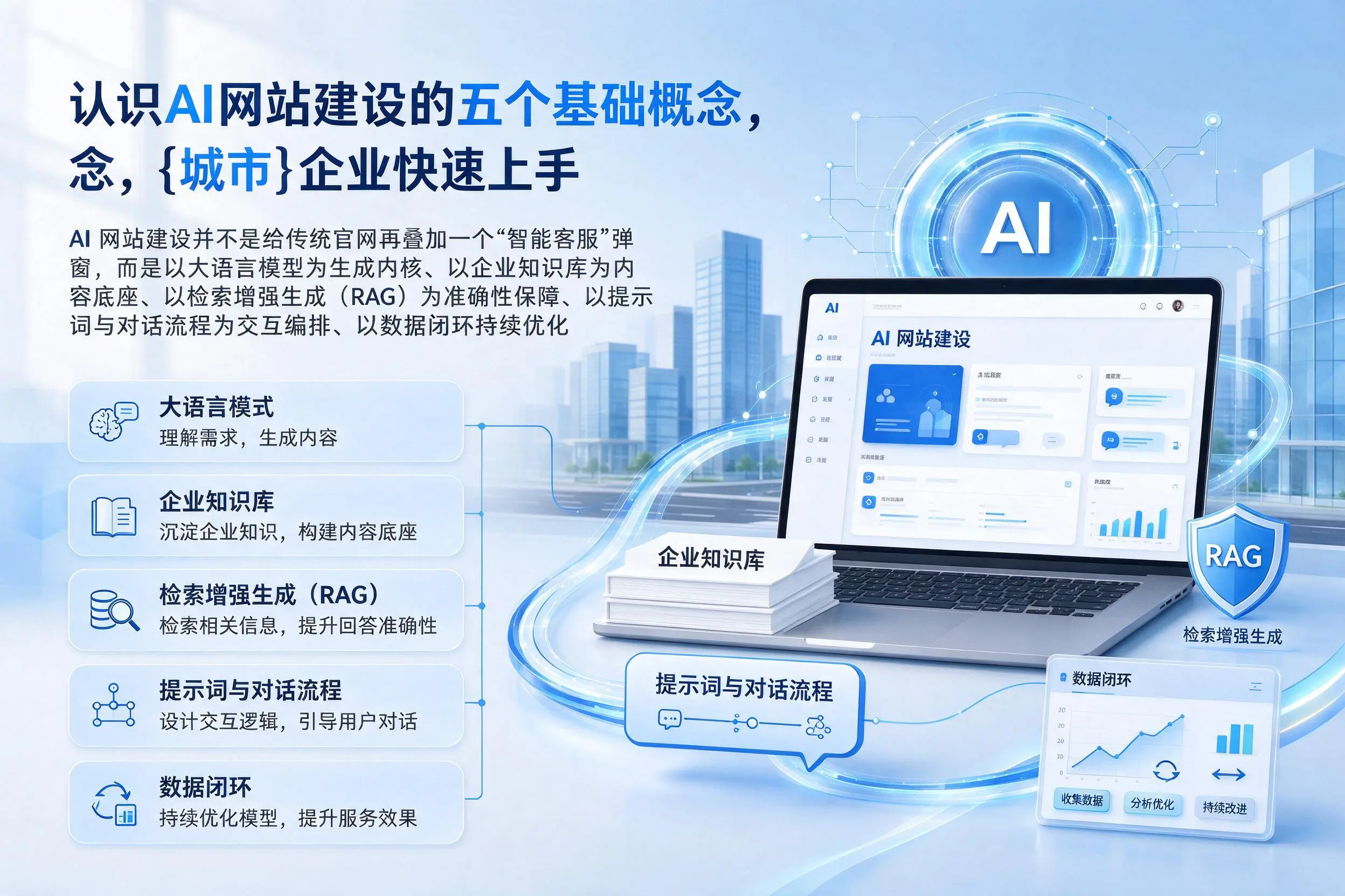 认识AI网站建设的五个基础概念，哈密企业快速上手
